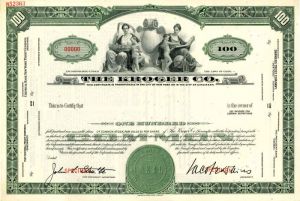 Kroger Co. - Stock Certificate