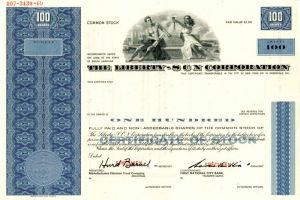 Liberty-S C N Corporation - Stock Certificate