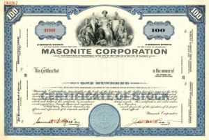 Masonite Corporation - Stock Certificate