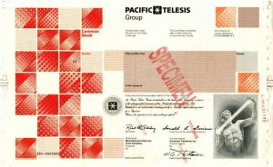 Pacific Telesis Group - Specimen Stock Certificate