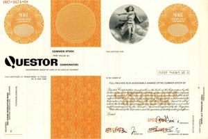 Questor Corporation - Stock Certificate