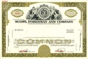 Scott, Foresman and Co. - Stock Certificate