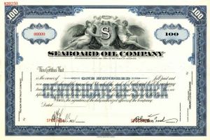 Seaboard Oil Co. - Stock Certificate