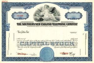 Southern New England Telephone Co. - Stock Certificate