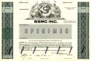 SSMC Inc. - Stock Certificate