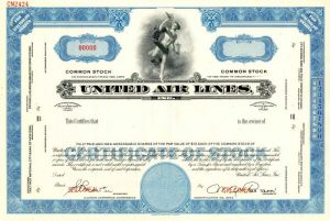United Air Lines, Inc. - Stock Certificate