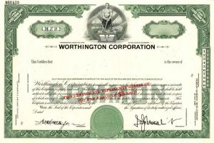 Worthington Corporation - Stock Certificate