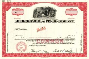 Abercrombie and Fitch Co. - Stock Certificate
