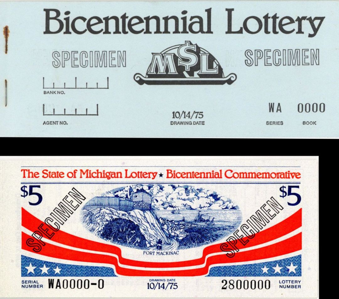 Bicentennial Lottery - Specimen