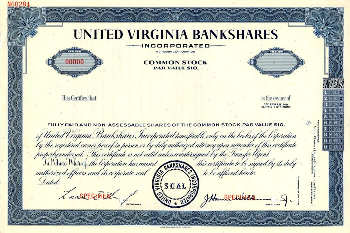 United Virginia Bankshares Incorporated