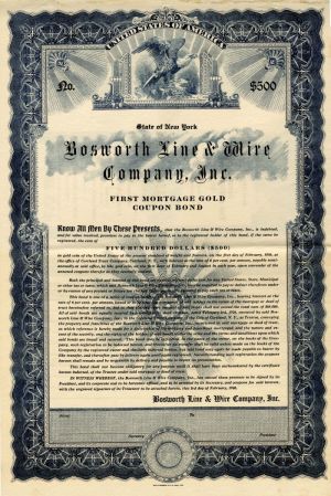 Bosworth Line and Wire Co., Inc. 