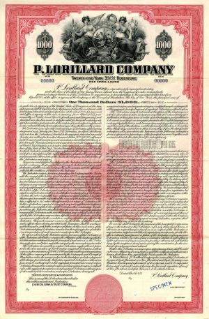 P. Lorillard Co. - $1,000