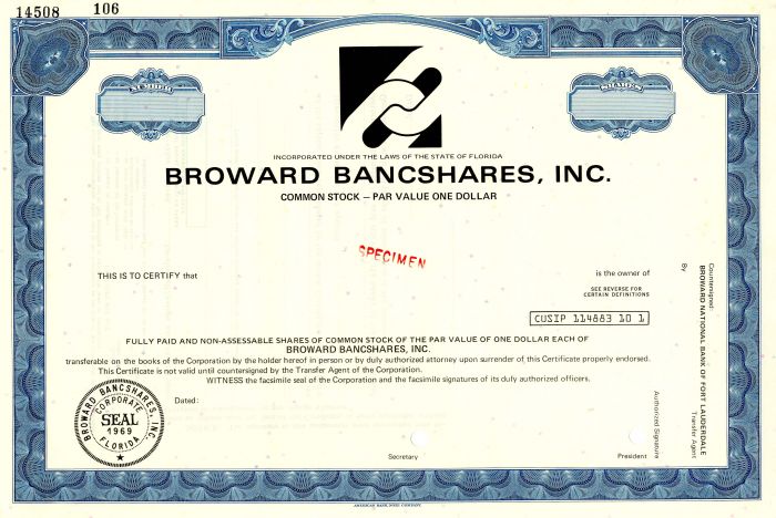 Broward Bancshares, Inc.