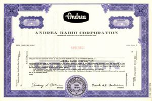 Andrea Radio Corporation
