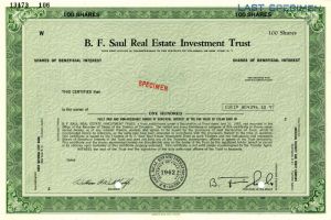 B. F. Saul Real Estate Investment Trust