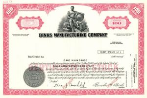 Binks Manufacturing Co.