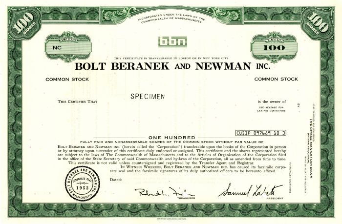 Bolt Beranek and Newman Inc.