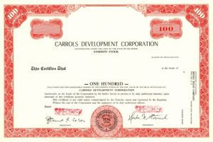 Carrols Development Corporation