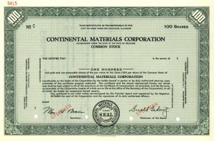 Continental Materials Corporation