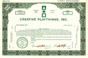 Creative Playthings, Inc.