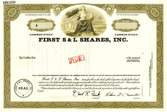 First S and L Shares, Inc.