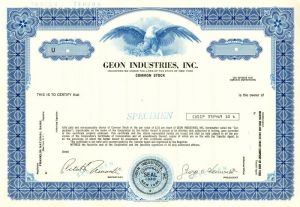 Geon Industries, Inc.