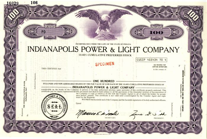 Indianapolis Power and Light Co.