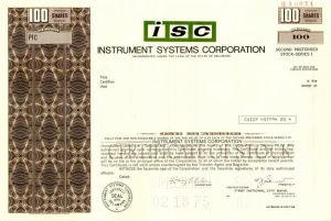 Instrument Systems Corporation