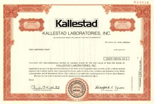 Kallestad Laboratories, Inc.