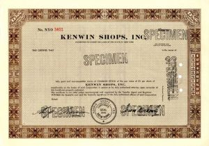 Kenwin Shops, Inc.