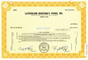 Latouraine-Bickford's Foods, Inc.