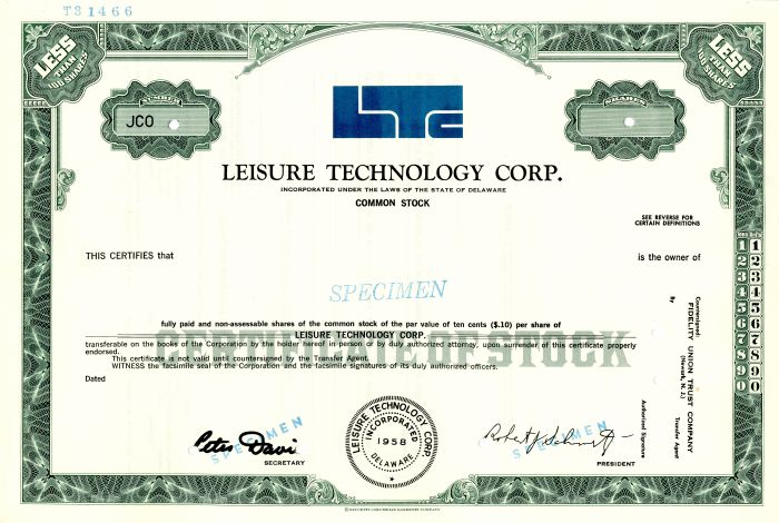 Leisure Technology Corp.