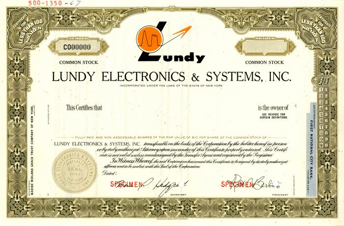 Lundy Electronics and Systems, Inc.