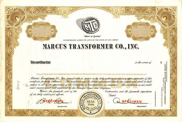 Marcus Transformer Co., Inc.