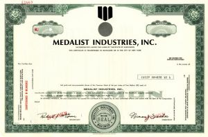 Medalist Industries, Inc.
