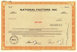 National Factors, Inc.