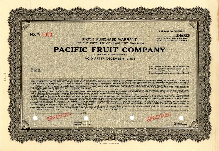 Pacific Fruit Co.
