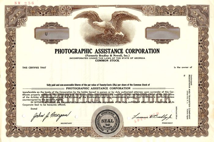 Photographic Assistance Corporation