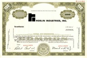 Roblin Industries, Inc.