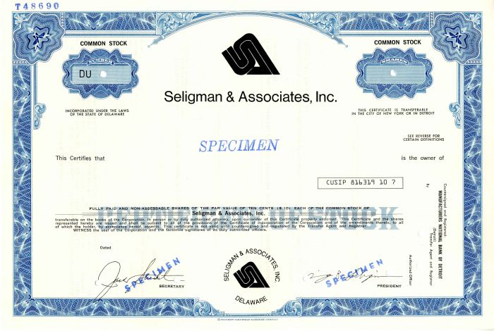 Seligman and Associates, Inc.