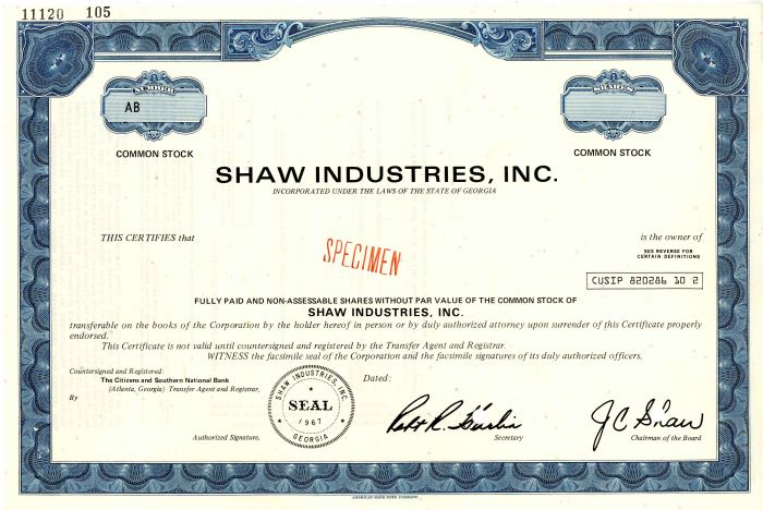 Shaw Industries, Inc.