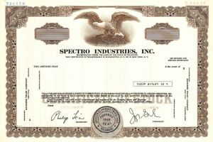 Spectro Industries, Inc.