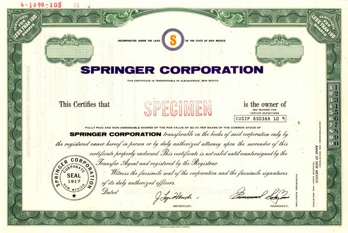 Springer Corporation