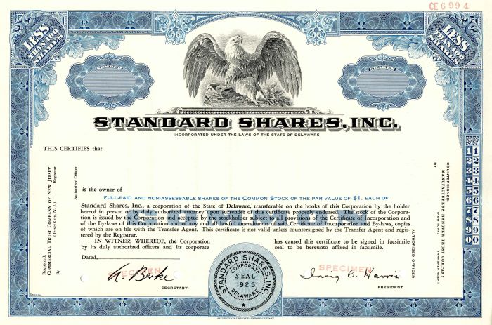 Standard Shares, Inc.