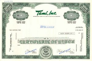 Tami, Inc.