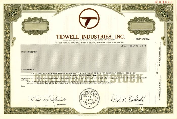 Tidwell Industries, Inc.
