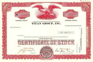 Titan Group, Inc.