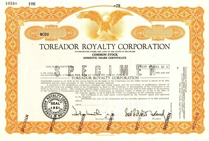 Toreador Royalty Corporation