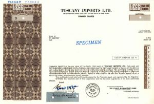 Toscany Imports Ltd.