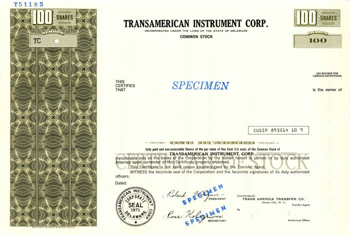 Transamerican Instrument Corp.